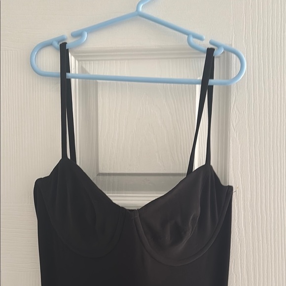 NWT norma kamali Black fishtail Dress - Picture 4 of 8